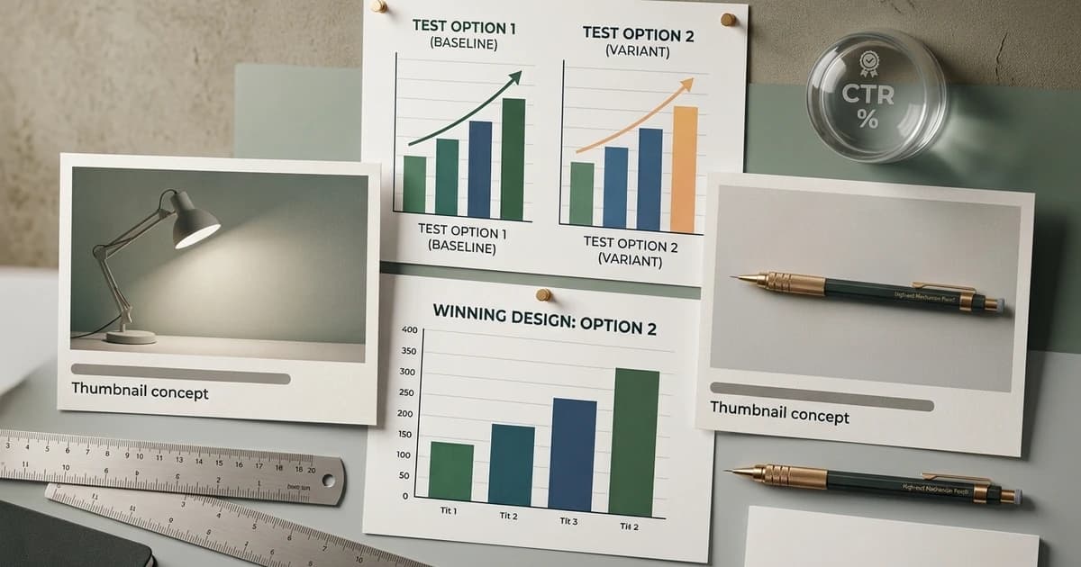 Thumbnail A/B Testing — How to Use CTR Data to Pick Winning Designs — ThumbAPI Blog