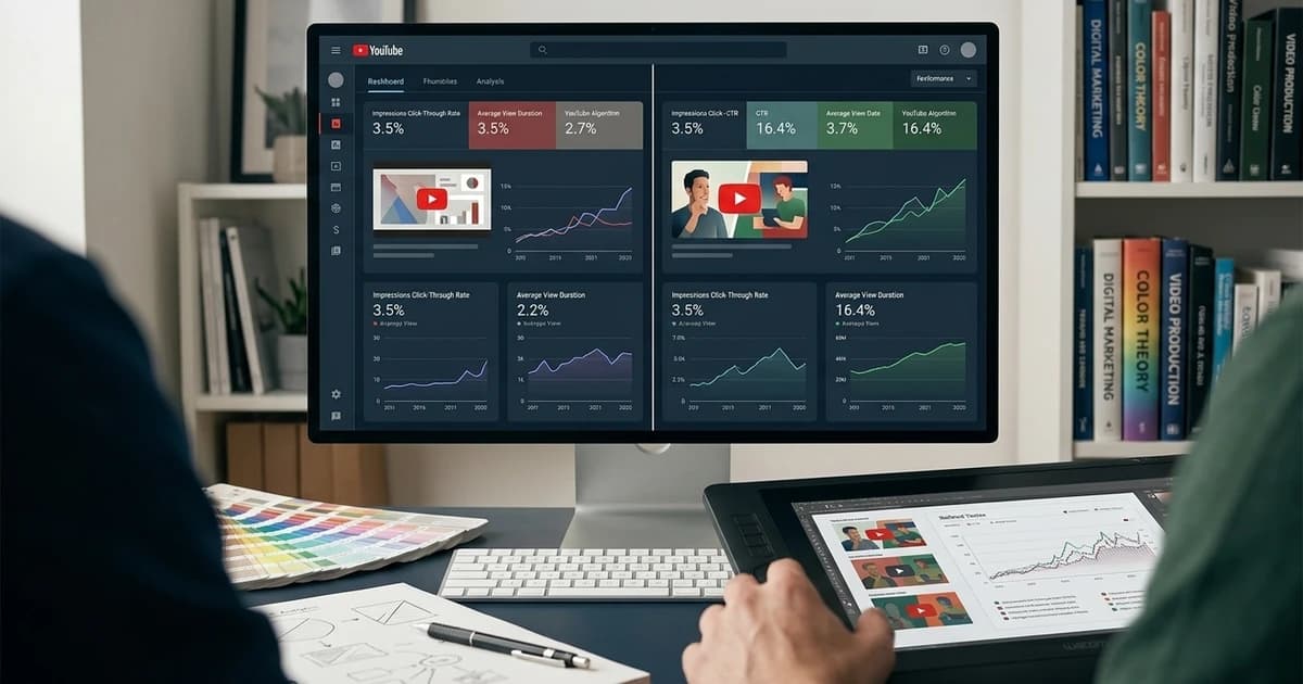 How Thumbnail Design Affects the YouTube Algorithm and Impressions CTR — ThumbAPI Blog